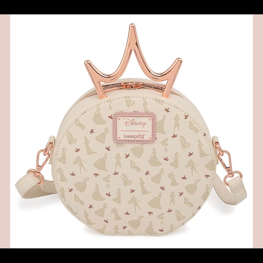 Disney princess crown crossbody loungefly